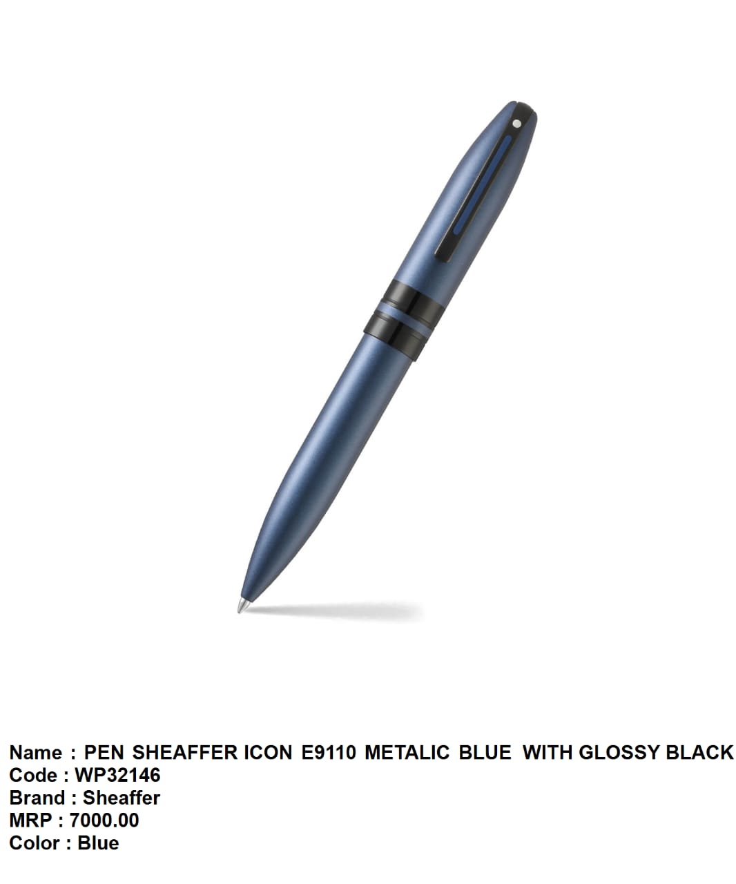Pen sheaffer icon 100 E9110 metalic blue with glossy black